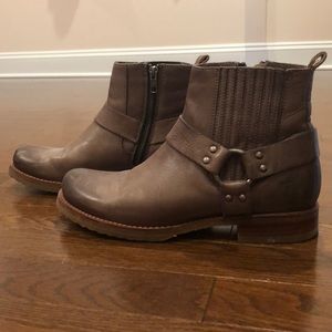 Frye harness ankle boots